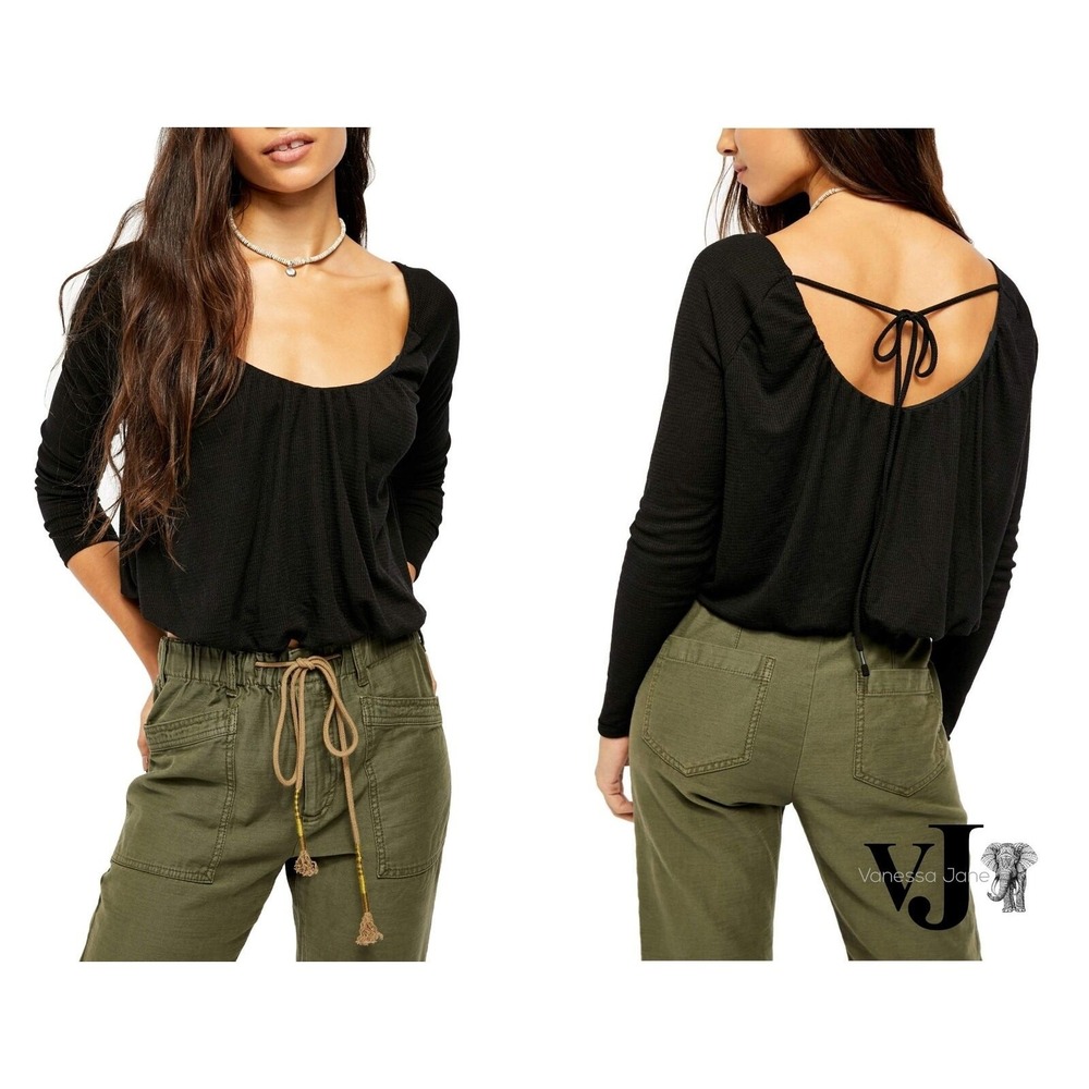 Free People Bondi Blouson Thermal Top Small